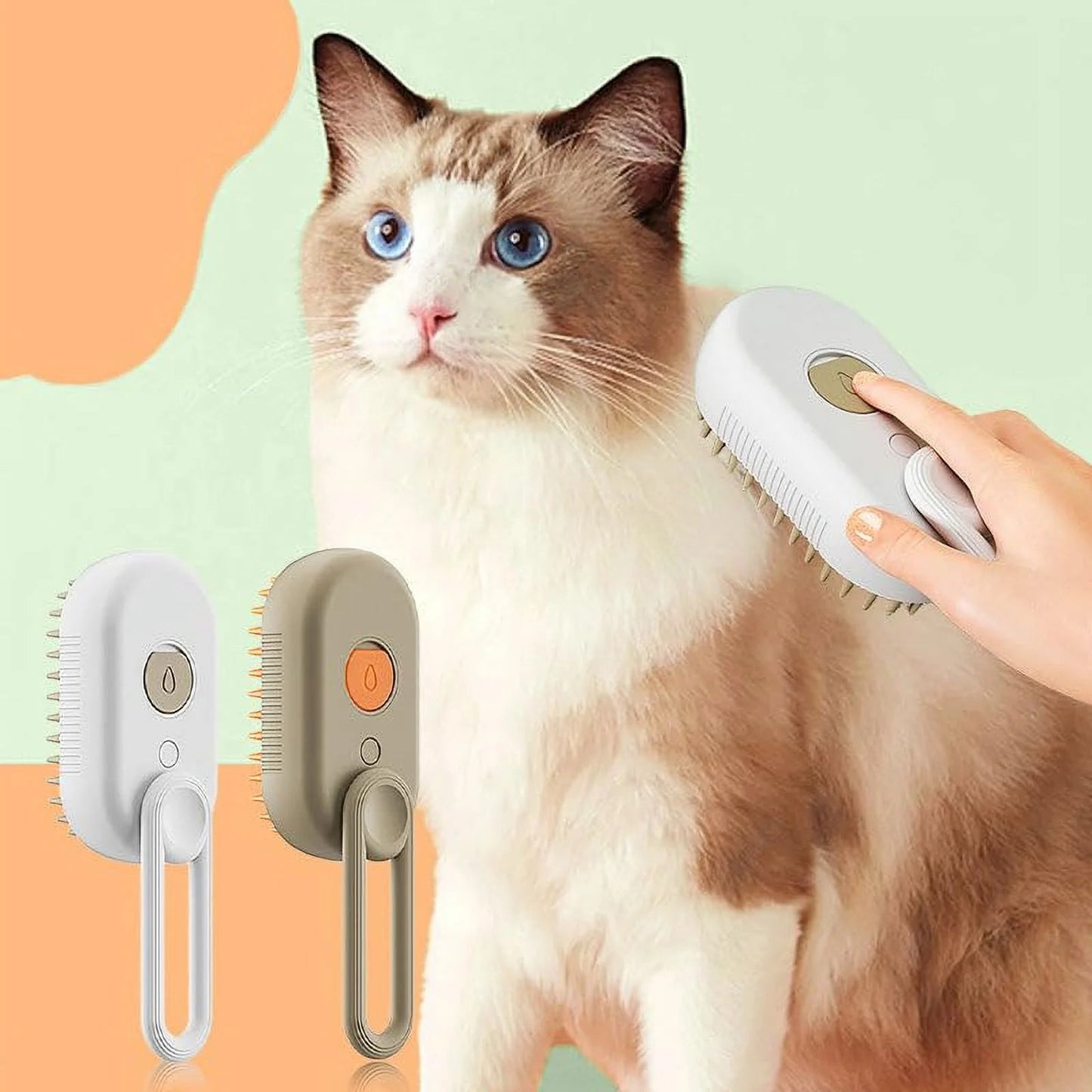3-in-1 Self-Cleaning Cat Steam Brush