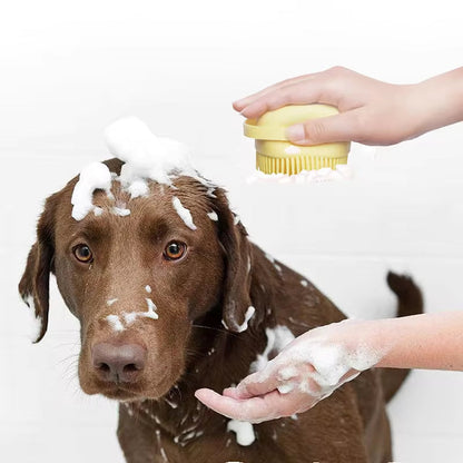 Silicone Pet Bath Massage Gloves for Dogs and Cats