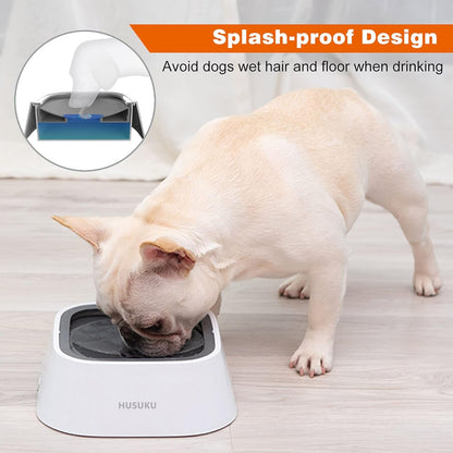 35oz No-Slip Slow Water Feeder Bowl for Dogs