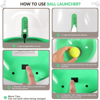 Automatic Dog Ball Launcher Toy