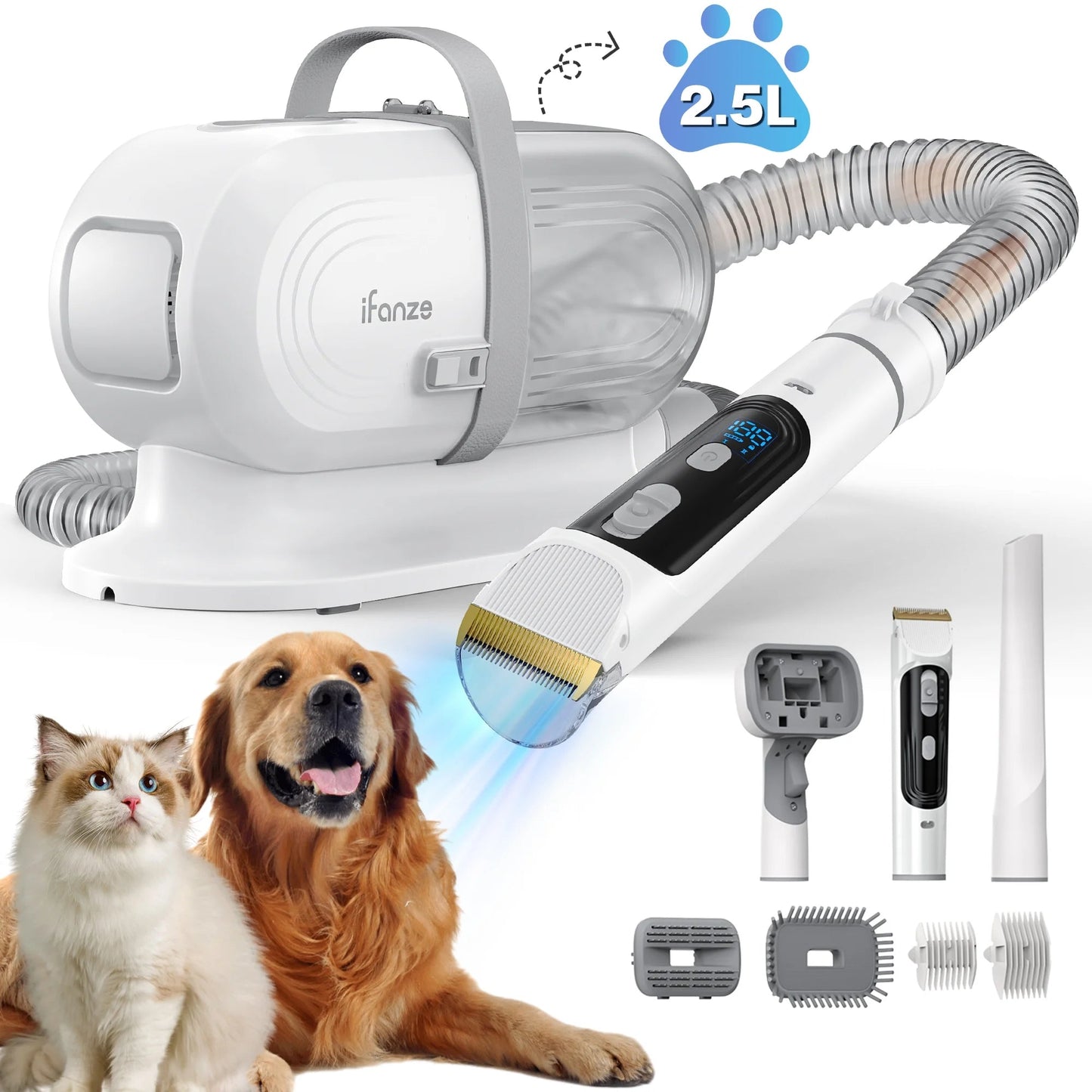 Rechargeable Dog Grooming Clippers