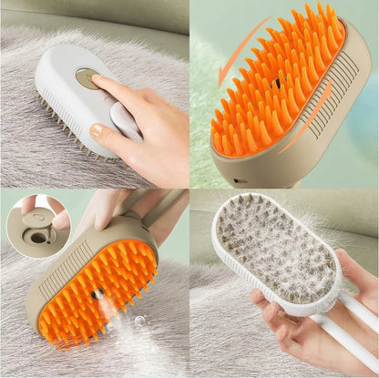 3-in-1 Self-Cleaning Cat Steam Brush