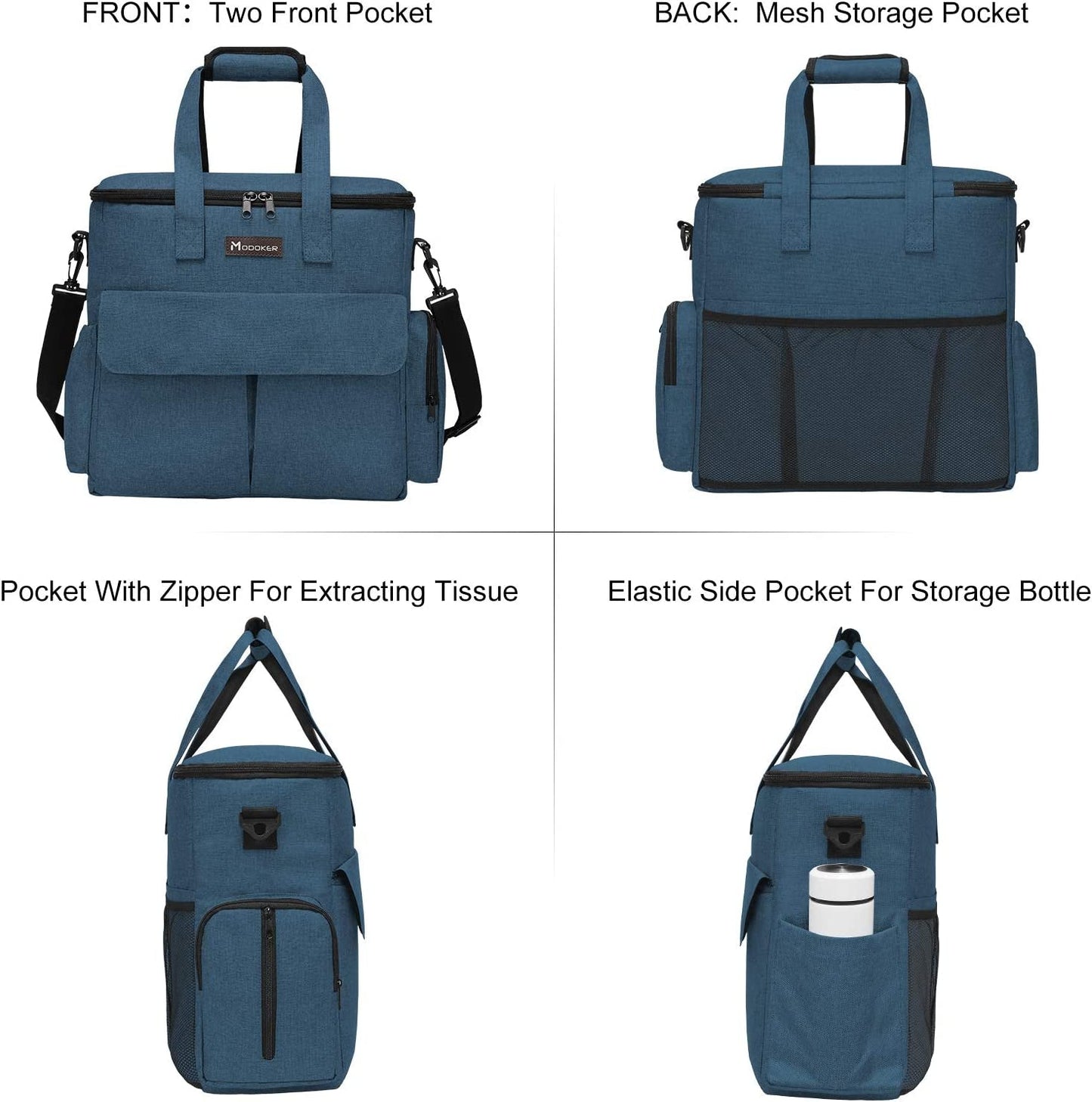 Dog Travel Kit: Bag, Collapsible Bowls, and Food Containers