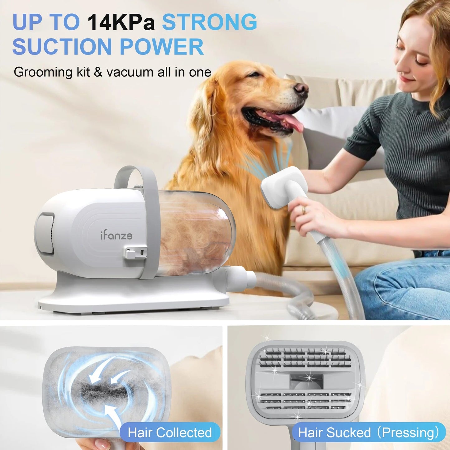 Rechargeable Dog Grooming Clippers
