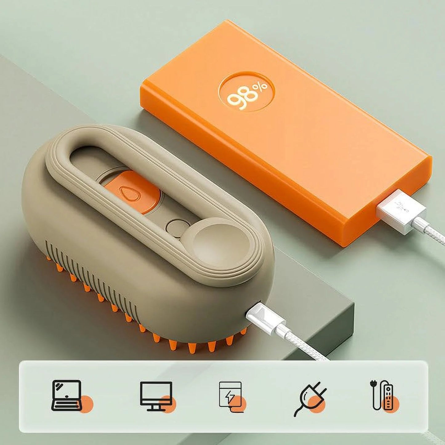 3-in-1 Self-Cleaning Cat Steam Brush