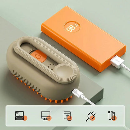 3-in-1 Self-Cleaning Cat Steam Brush