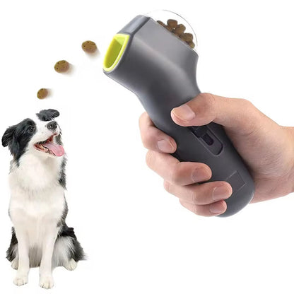 Pet Snack Launcher Toy - Interactive Training Catapult for Dogs and Cats
